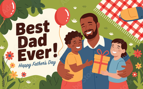 Father’s Day celebration with loving family