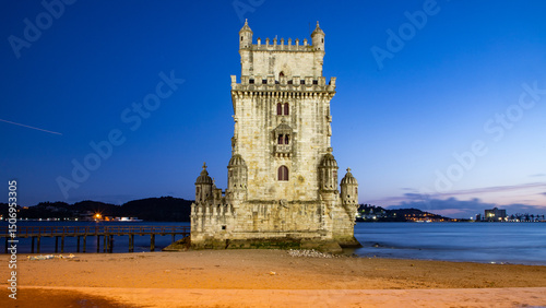 lisbon,  Belem Tower - Tagus River, Portugal