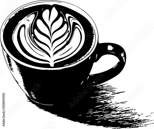 Creating latte art masterpieces cozy  photography intimate setting close-up perspective coffee culture inspiration
