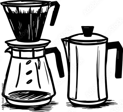 Coffee brewing techniques home kitchen infographic relaxing environment overhead view master your morning rituals
