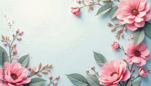 Subtle floral damask, soft pastel hues, delicate motifs, romantic, wallpaper