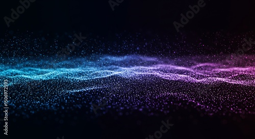 Abstract Particles: A mesmerizing array of colorful particles forms dynamic wave patterns, creating an abstract and visually stunning background.