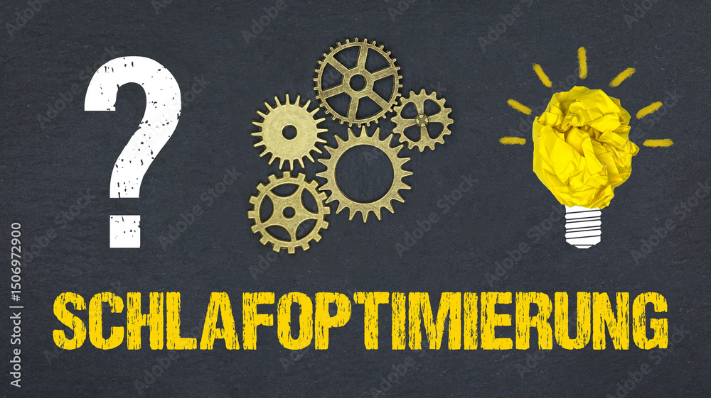 Obraz premium Schlafoptimierung!