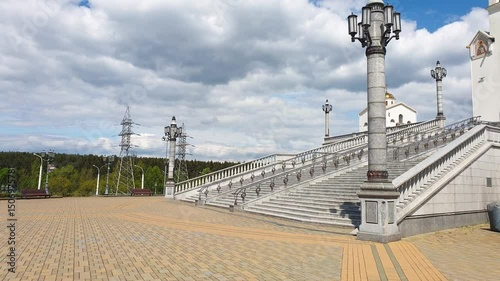 05.05.2025 - Minsk, Belarus. Footage of the church of all saints. Religion