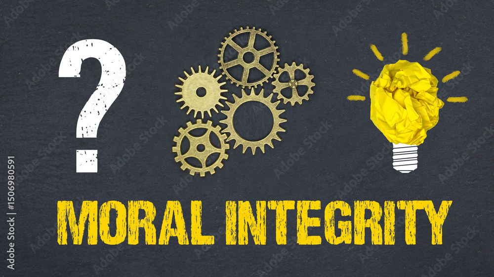 Obraz premium Moral integrity!