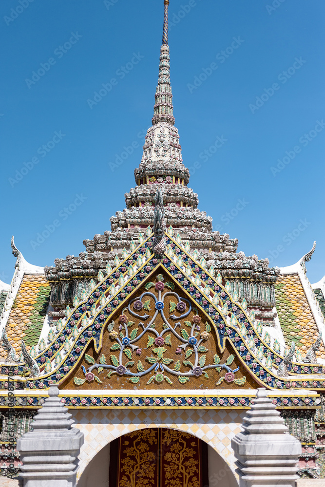 Fototapeta premium Wat Phra Kaew, Emerald Buddah Temple - Bangkok Thailand