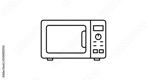 Microwave Oven Illustration