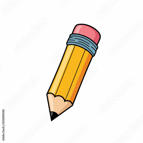 vector illustration of pencil