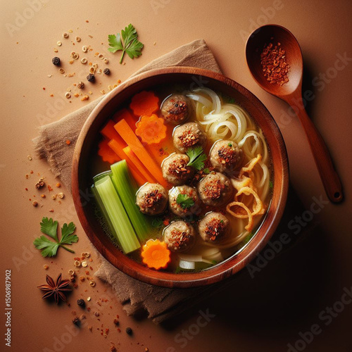 soup with vegetables