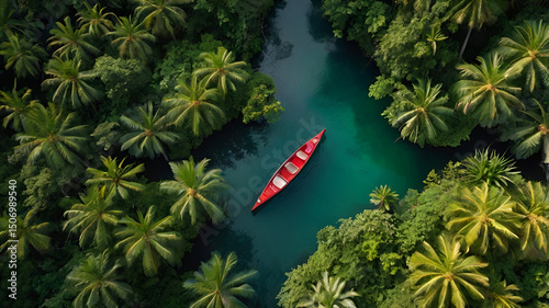 red and green leaves