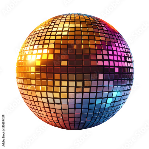 Disco Ball 3D Render