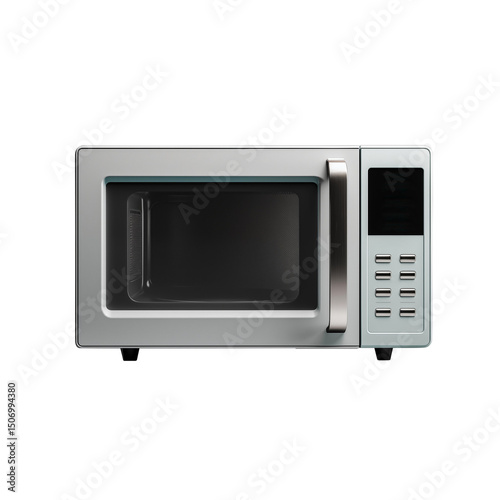 Microwave on a transparent background