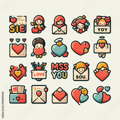 Love miss you sticker 