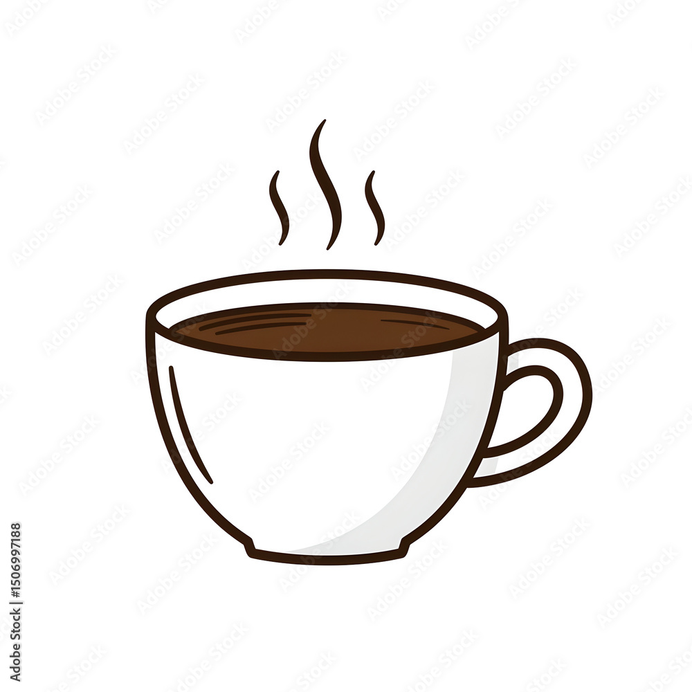 Obraz premium Coffee Cup Illustration