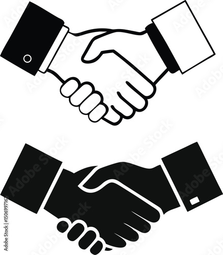 Handshake Symbolizing Business Agreement & Partnership – Corporate Success Concept