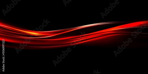 Red light speed background, red and black gradient, speed lines, red glow effect, dark tone, high resolution, wide-angle lens, blurred motion blur,
