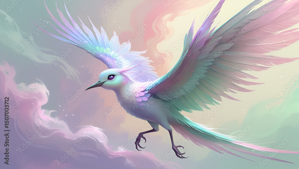 Obraz premium blue peacock feather