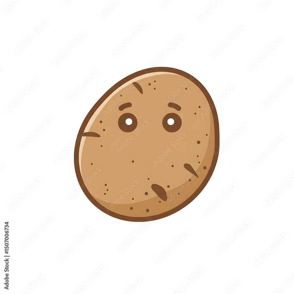 Fototapeta premium Cute Potato Illustration