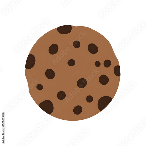 Chocolate Chip Cookie Illustration