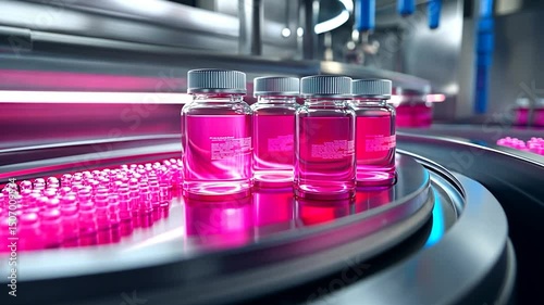 Automated pharmaceutical bottling line