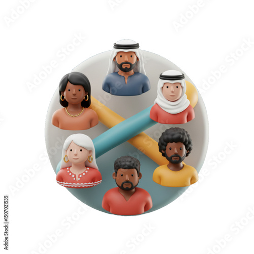 Grid of diverse faces, symbolizing multicultural community.