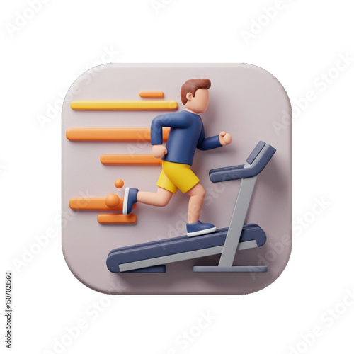 People exercising on treadmills, symbolizing fitness and health.
