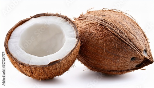coconut isolated on a white background