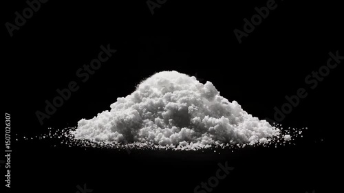 pile of salt powder