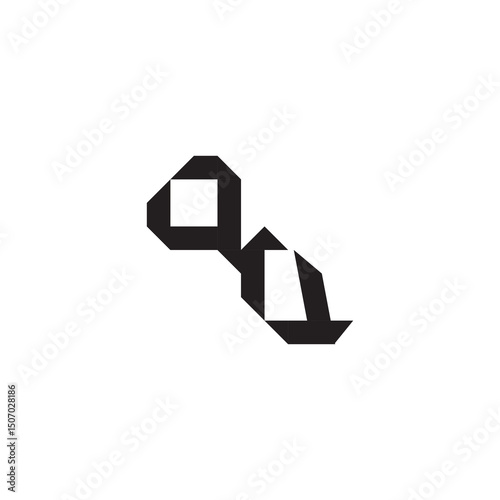 logo alphabet esport gaming  design modern futuristic QQ Initial monogram sport Alphabet