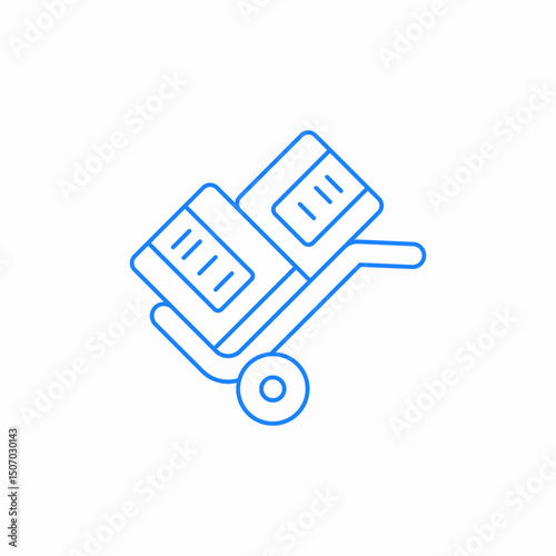 package delivery icon sign vector
