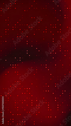 Abstract red background with dotted patterns creating a vibrant visual texture for design use
