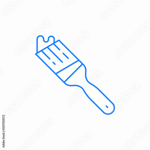 pastry brush tool icon sign vector