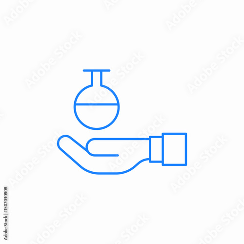 pipette test tube icon sign vector