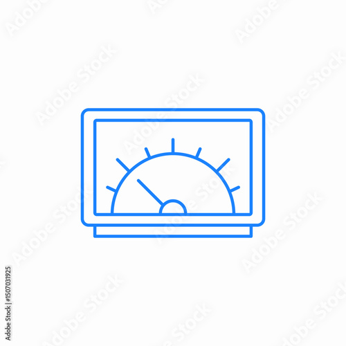 speed meter dashboard icon sign vector