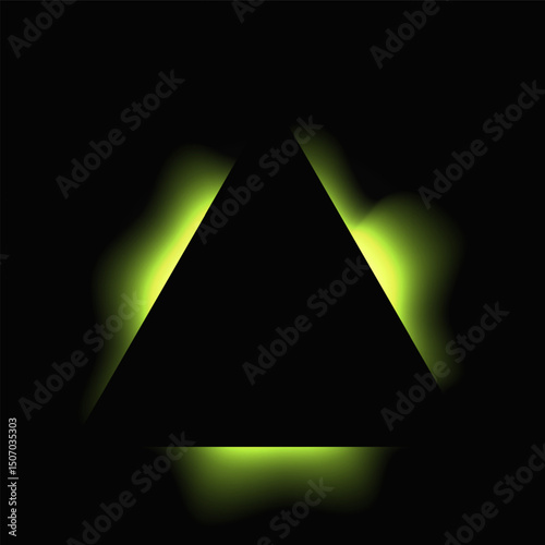 Triangle illuminate light frame