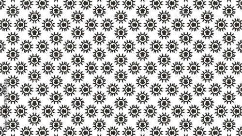 Abstract modern geometric seamless textile pattern vector design.