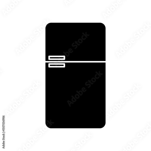 refrigerator glyph icon 