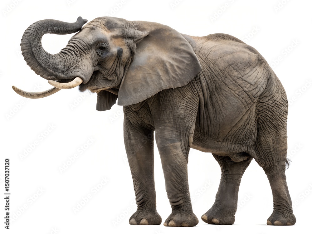 Obraz premium african elephant walking