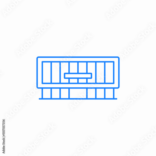 air conditioner vent icon sign vector