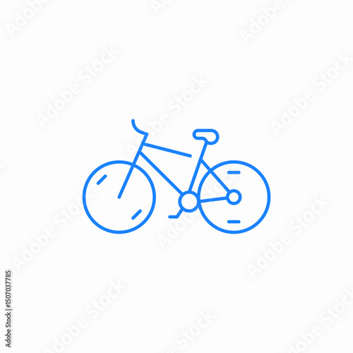 bike sport bicycle icon sign vector