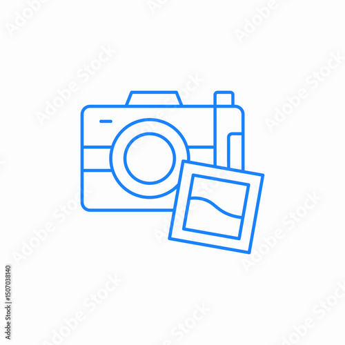 camera photo capture icon sign vector