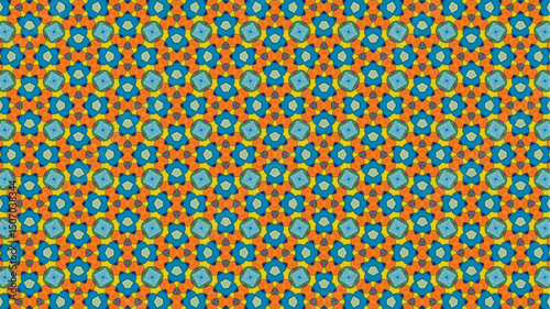 Abstract modern geometric seamless textile pattern vector design.