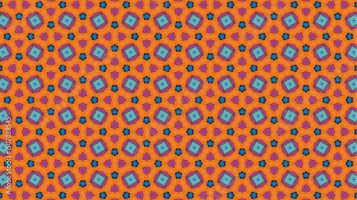 Abstract modern geometric seamless textile pattern vector design.