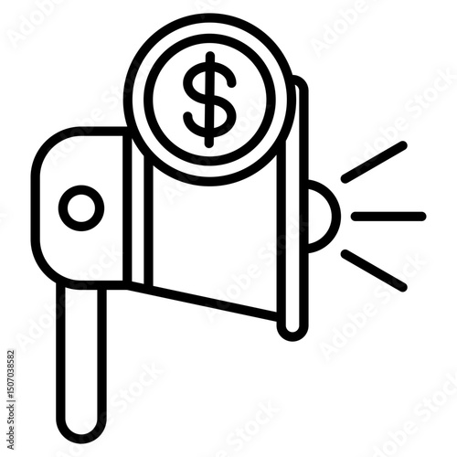 Marketing Icon Outline
