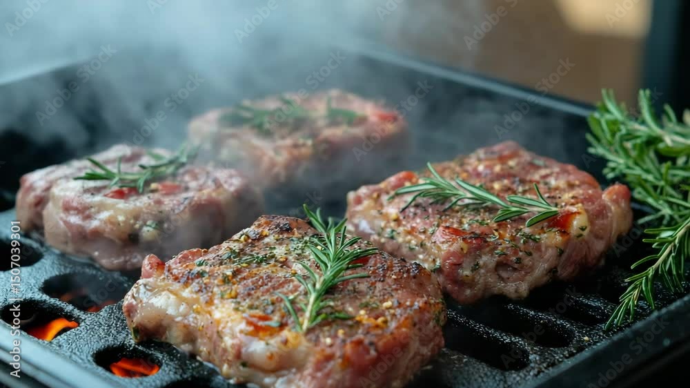 grilled beef steak