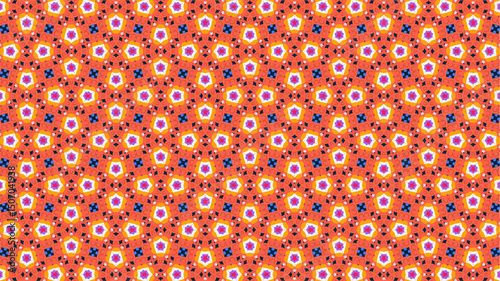Abstract modern geometric seamless textile pattern vector design.