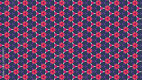Abstract modern geometric seamless textile pattern vector design.