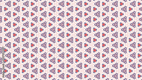 Abstract modern geometric seamless textile pattern vector design.