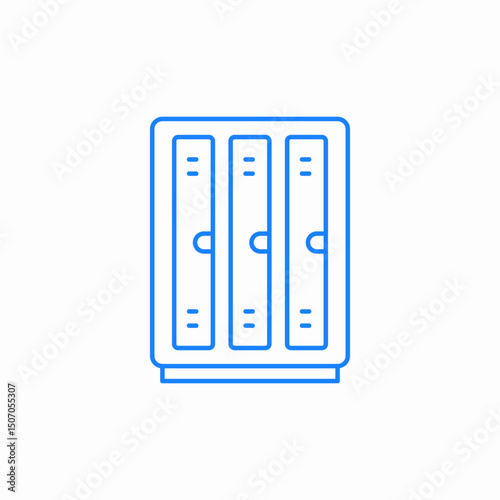 file folders organized icon sign vector