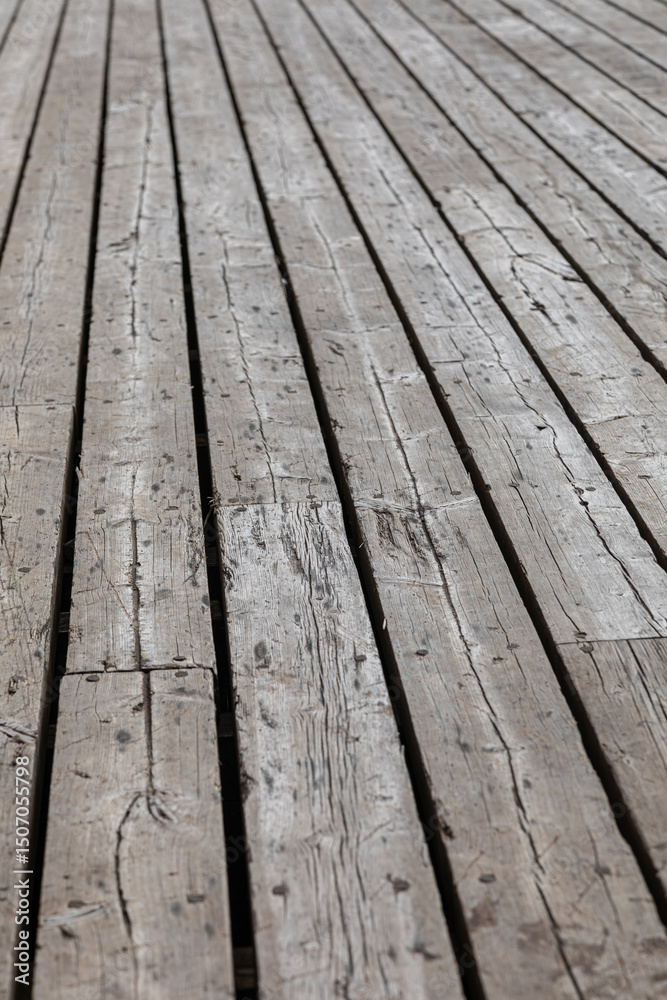 Weathered wooden pier Weathered wooden pier